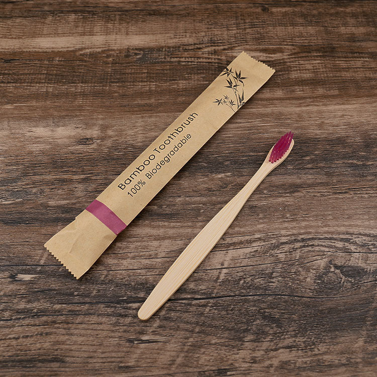 set de cepillos de Bambu ecologicos y 100% Biodegradables