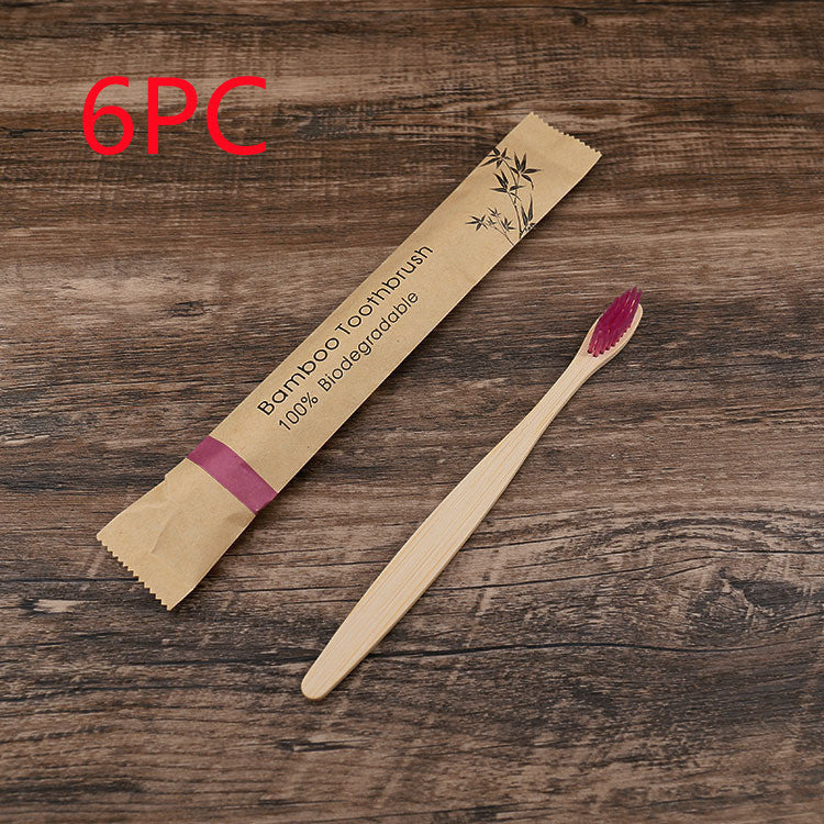 set de cepillos de Bambu ecologicos y 100% Biodegradables
