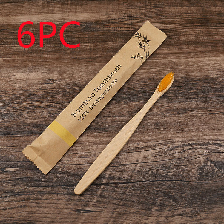 set de cepillos de Bambu ecologicos y 100% Biodegradables