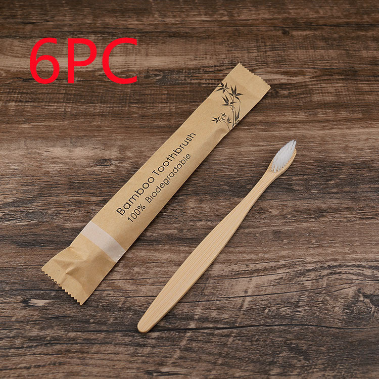 set de cepillos de Bambu ecologicos y 100% Biodegradables