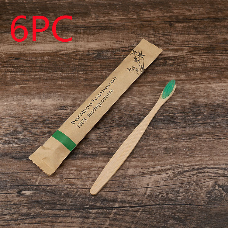 set de cepillos de Bambu ecologicos y 100% Biodegradables
